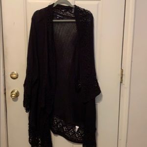 Black over sized sweater